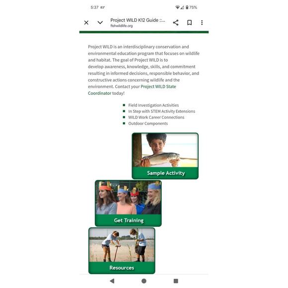 🧨Project Wild K-12 Curriculum and Activity Guide - Picture 3 of 3